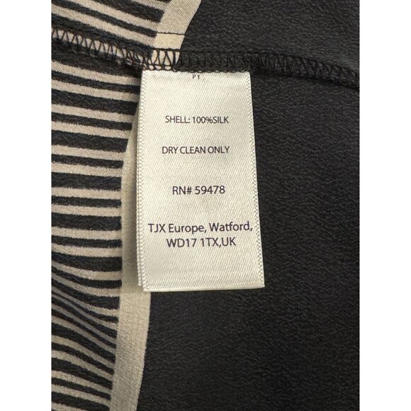 Size 10 CYNTHIA ROWLEY SILK SHIFT DRESS Spring Summer Classy Office Career Party - Picture 9 of 9